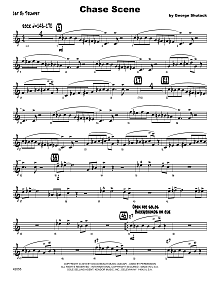 Chase Scene - 1st Bb Trumpet 