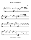 Solfeggietto (arr. Richard Walters)
