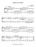 Menuet In G Major, BWV App. 116