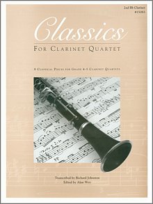 Classics For Clarinet Quartet - 2nd Bb Clarinet 