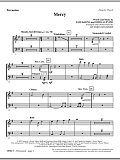 Mercy - Percussion