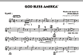God Bless America - Trumpet 1