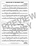 (You've Got It) The Right Stuff (arr. Ishbah Cox) - Baritone B.C.