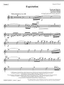 Expectation - Violin 2 