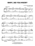 Mary, Did You Know? [Jazz version] (arr. Brent Edstrom)