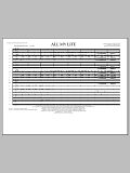All My Life - Full Score