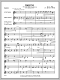 Terzetto (Wenn meine Trubsal als mit Ketten from Cantata #38) - Full Score