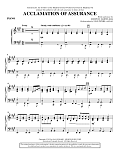 Acclamation of Assurance - Piano