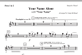 Your Name Alone (with Your Name) - Flute 1 & 2