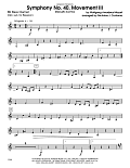 Symphony No. 40, Movement III (Menuetto And Trio) - Opt. Bass Clarinet