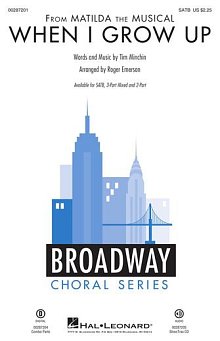 When I Grow Up (from Matilda: The Musical) (arr. Roger Emerson) - Trumpet 1 