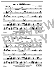 Fat Bottomed Girls - Multiple Bass Drums 