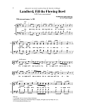 Landlord, Fill The Flowing Bowl (arr. Daniel Hughes)
