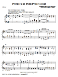 Prelude And Palm Processional - Organ