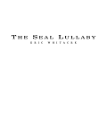 The Seal Lullaby - Conductor Score (Full Score)