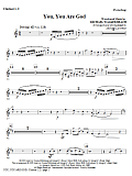You, You Are God - Bb Clarinet 1,2