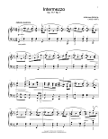 Intermezzo, Op. 117, No. 1