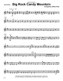 Big Rock Candy Mountain - 2nd Violin 