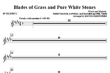 Blades Of Grass And Pure White Stones - Bb Trumpet 1 