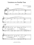 Variations On A Familiar Tune