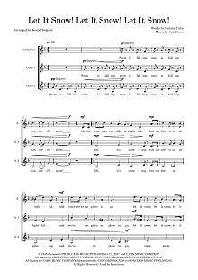 Let It Snow! Let It Snow! Let It Snow! (arr. Keely Hodgson) 
