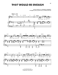 That Would Be Enough (from Hamilton)