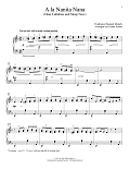 A La Nanita Nana (Hear Lullabies And Sleep Now) (arr. Glenda Austin)