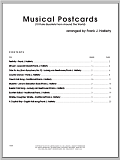 Musical Postcards (10 Flute Quartets From Around The World) - Full Score