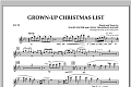 Grown Up Christmas List (with Optional Vocal Solo) - Flute