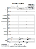 Does Anybody Here - Full Score