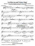 Let Heaven And Nature Sing! - Bb Clarinet 1