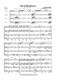Ride Of The Valkyries From Die Walkure - Full Score 