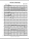 A Festive Celebration - Full Score