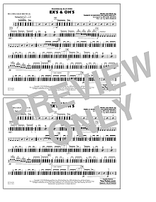 Ex's & Oh's - Multiple Bass Drums 