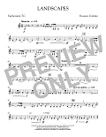 Landscapes - Euphonium in Treble Clef