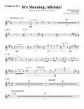 It's Morning; Alleluia! - Trumpet 1 in Bb