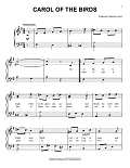 Carol Of The Birds