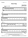 Desert Song - Percussion