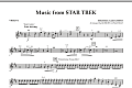 Music from Star Trek - Violin 1