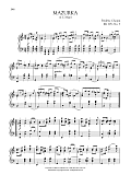 Mazurka in C Major, KK. IVb, No. 3