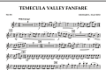 Temecula Valley Fanfare - Flute