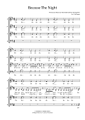 Because The Night (arr. Val Regan)