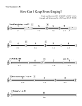 How Can I Keep from Singing (arr. Matt and Adam Podd) - Bb Tenor Sax
