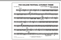 Fox College Football Saturday Theme - Electric Bass