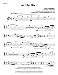 As the Deer (arr. Tom Fettke) - Violin 2