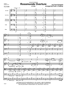Rosamunde Overture (D. 644) - Full Score 