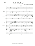 The Holiday Tango! - Score