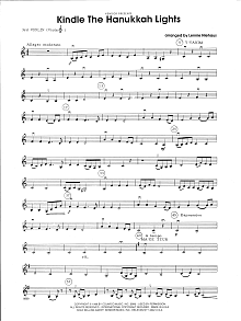 Kindle The Hanukkah Lights - Violin 3 (Viola T.C.) 