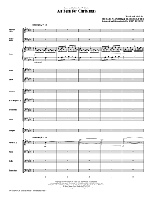 Anthem for Christmas - Full Score 