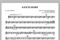 Santa Baby - Eb Alto Clarinet